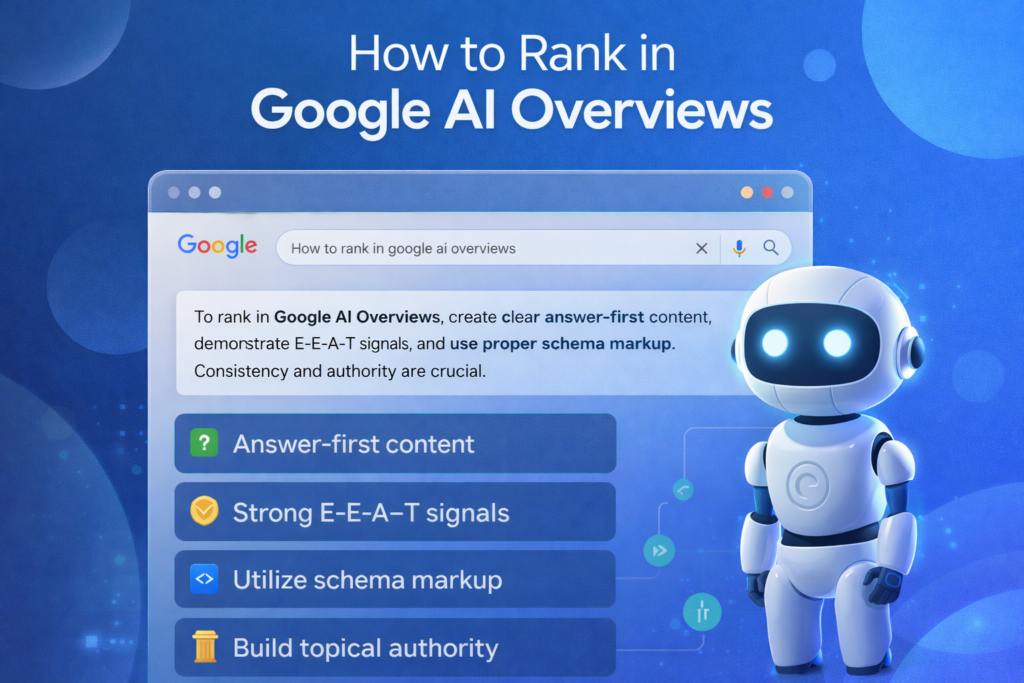 How to Rank in Google AI Overviews 